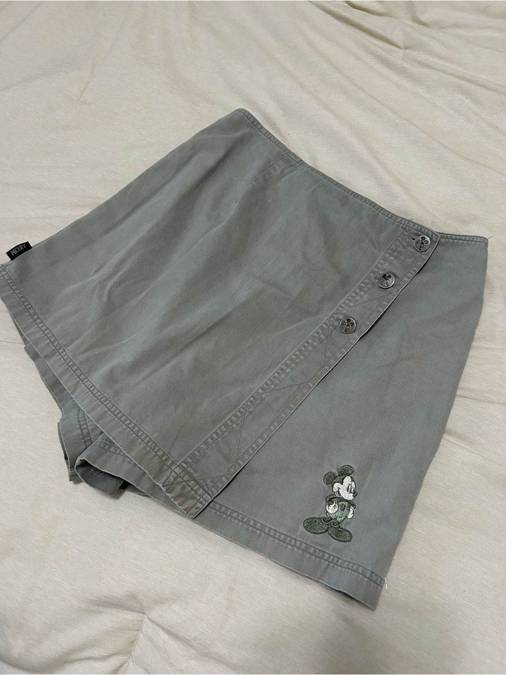 Vintage Mickey Unlimited Gray Skort Disney